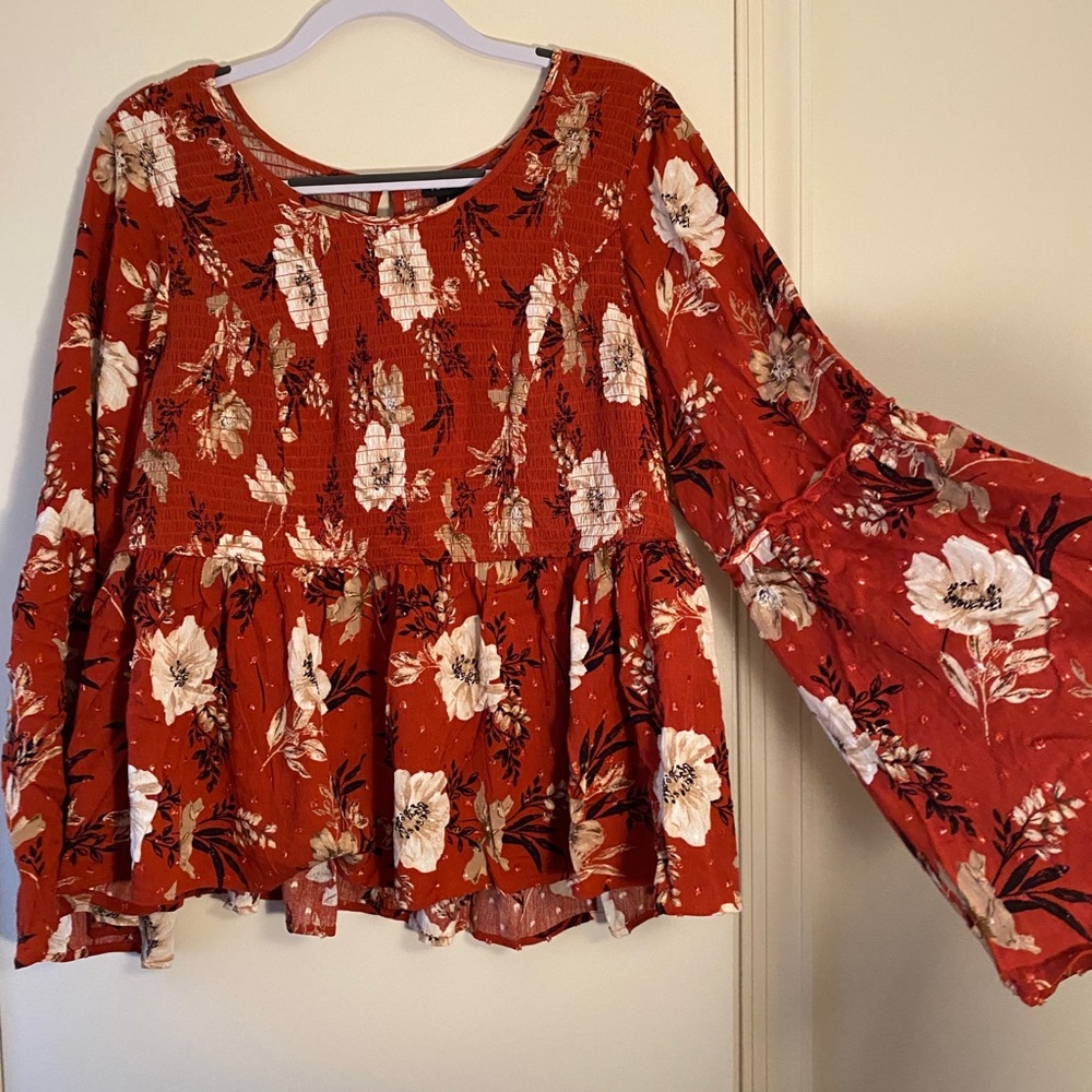 NWT- Torrid Boho style long sleeve shirt
